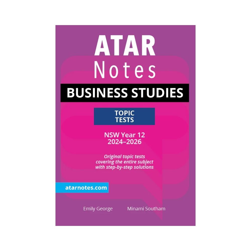 ATAR Notes - HSC Year 12 Business Studies Topic Tests (2024-2026 ...