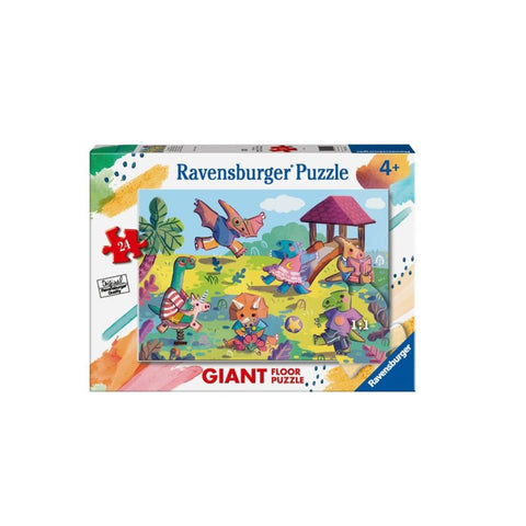 Ravesnburger Dinosaurs at the Playground Giant Floor Puzzle 24 pieces