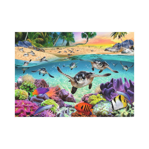 Ravensburger Race of the Baby Sea Turtles Large Format 500pc puzzle