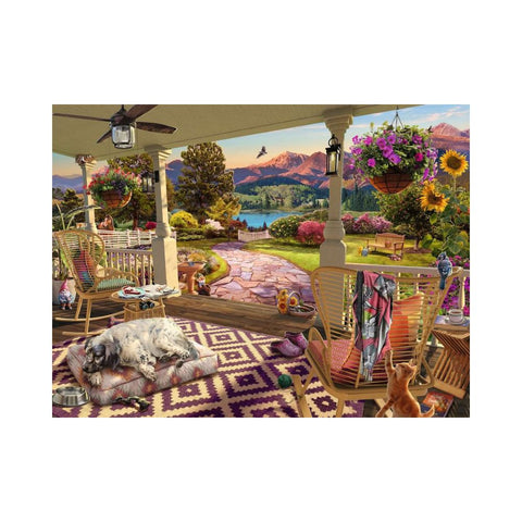 Ravensburger Cozy Front Porch Large Format 750pc puzzle