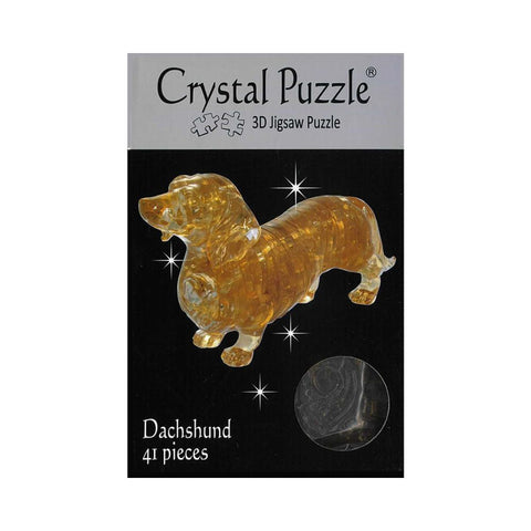 3D DACHSHUND CRYSTAL PUZZLE