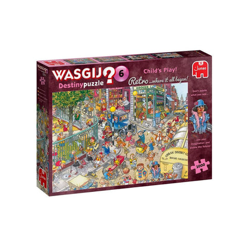 Jumbo - Wasgij? Destiny Retro No.6  Child's Play 1000pc puzzle