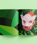 Kaleidoscope Sticker Mosaics Neon Jungle