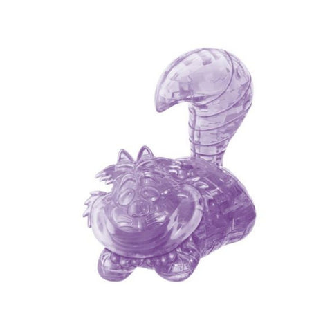 Bepuzzled - Crystal 3D Puzzle- Chesire Cat (Purple)
