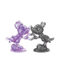 Crystal Puzzle- Mickey/Minnie Heart (black/purple)