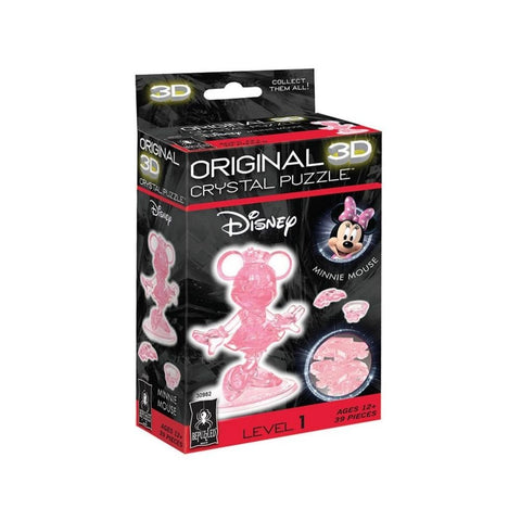 Bepuzzled - Crystal 3D Puzzle-Minnie Mouse (pink)