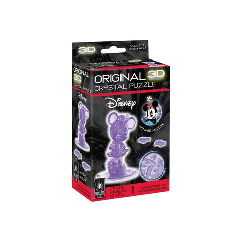 Licensed Crystal Puzzle-Minnie Mouse 2 (purple)