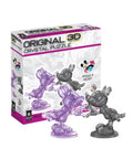 Crystal Puzzle- Mickey/Minnie Heart (black/purple)