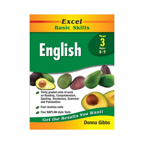 Excel Basic Skills - English Year 3