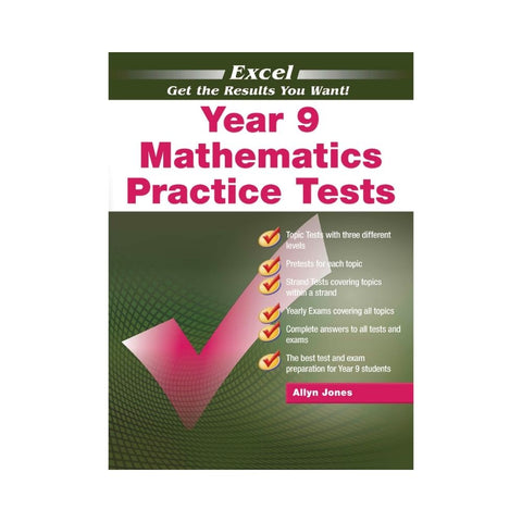 Excel - Year 9 Mathematics Practice Tests