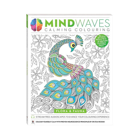 Mindwaves Calming Colouring: Flora & Fauna