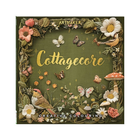 Art Maker Cottagecore Colouring Book