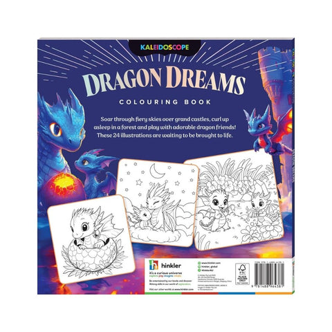 Kaleidoscope Colouring Dragon Dreams