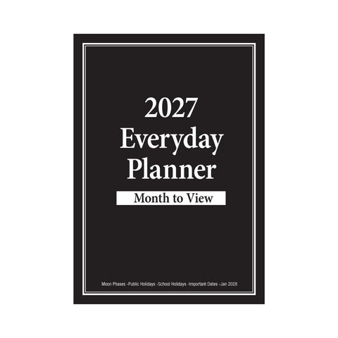 Everyday Planner Month to View 2027