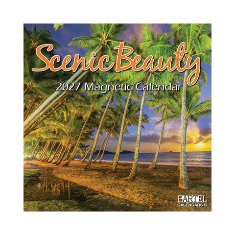 Scenic Beauty Magnetic Calendar 2027