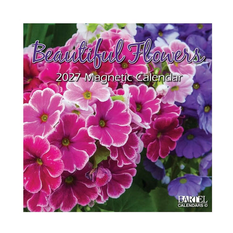 Bartel - Beautiful Flowers Magnetic Calendar 2027