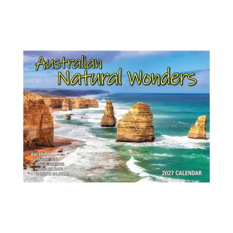 Bartel - Australian Natural Wonders Big Print Calendar 2027