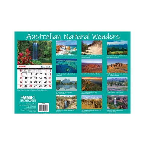 Bartel - Australian Natural Wonders Big Print Calendar 2027