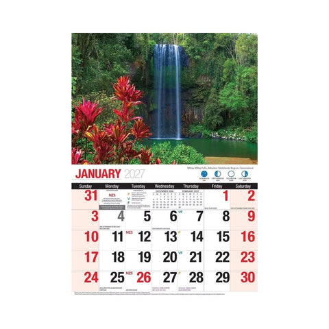 Bartel - Australian Natural Wonders Big Print Calendar 2027