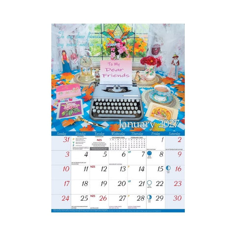 Bartel - Friendships Big Print Calendar 2027