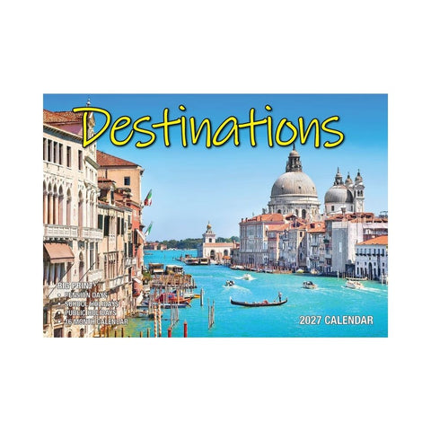 Bartel - Destinations Big Print Calendar 2027