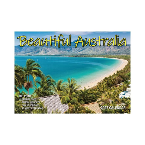 Bartel - Beautiful Australia Big Print Calendar 2027