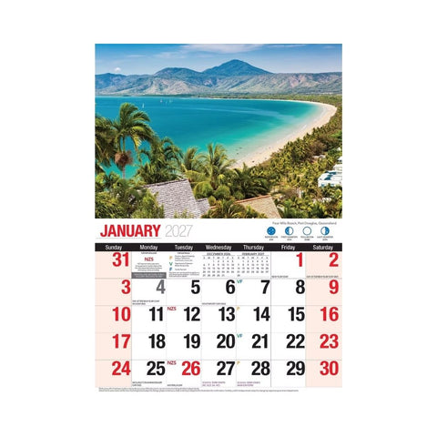 Bartel - Beautiful Australia Big Print Calendar 2027