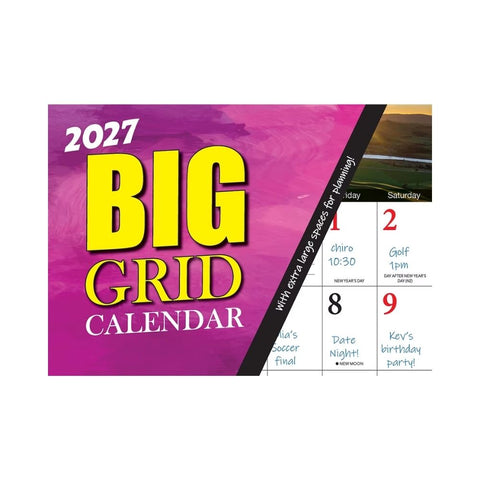 Bartel - Big Grid Calendar 2027