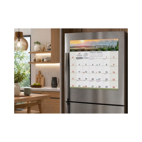Sunrises & Sunsets Magnetic Calendar 2027