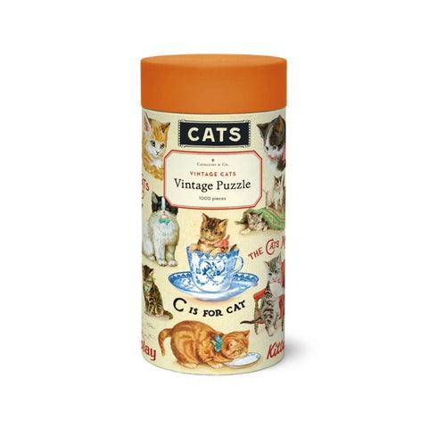 Cavallini - Vintage Cats 1000-piece puzzle 