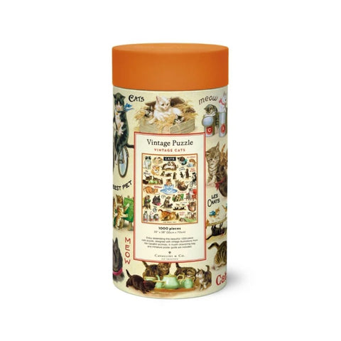 Cavallini - Vintage Cats 1000-piece puzzle 