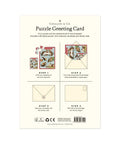 Cavallini Puzzle Greeting Card 60 Pc - Cats Play