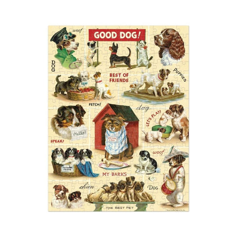 Cavallini – 240 Pc Mini Puzzle Vintage Dogs