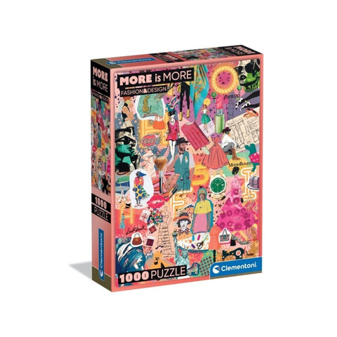 Clementoni - More is More, Fashion & Design 1000pc puzzle