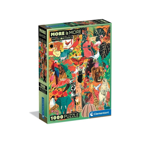 Clementoni - More is More, Animals & Botanics 1000pc puzzle