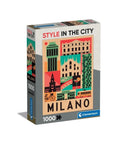 Clementoni - Style in the City, Milano 1000pc puzzle