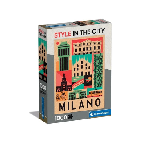 Clementoni - Style in the City, Milano 1000pc puzzle