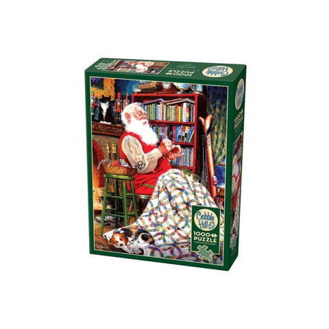 Cobble Hill - Santa's Quilt 1000pc puzzle