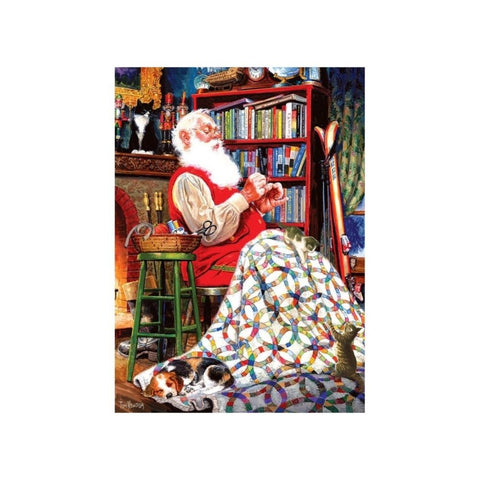 Cobble Hill - Santa's Quilt 1000pc puzzle
