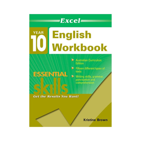 Excel Essential Skills - English Workbook Year 10
