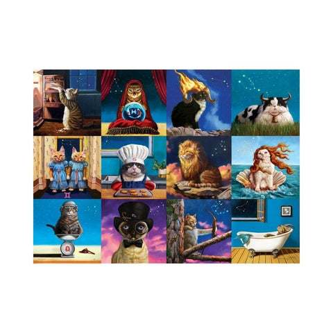 Eurographics - Zodiac Cats 1000pc puzzle