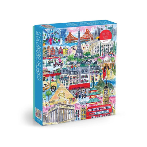 Galison - Cities Around The World 1000-piece puzzle