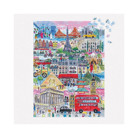 Galison - Cities Around The World 1000-piece puzzle