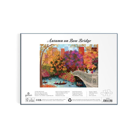 Galison - Autumn on Bow Bridge 1000-piece puzzle