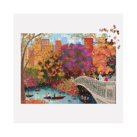 Galison - Autumn on Bow Bridge 1000-piece puzzle