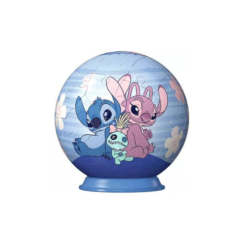 Disney Stitch & Angel 55pc 3d Puzzle
