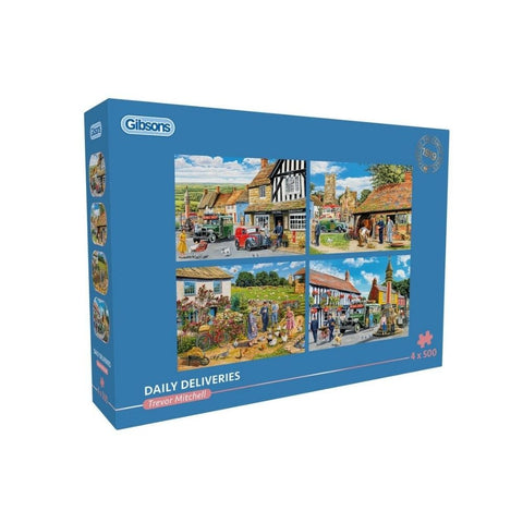 Gibsons - Daily Deliveries 4x500 piece puzzles