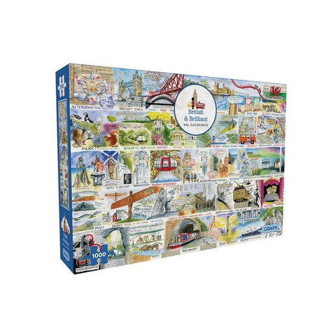 Gibsons - British & Brilliant 1000pc puzzle