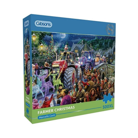 Gibsons - Farmer Christmas 500XLPC puzzle