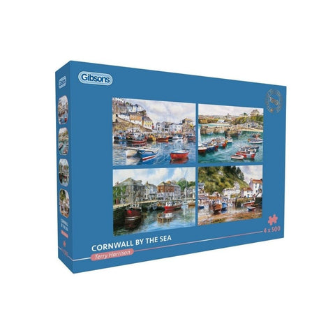 Gibsons - Cornwall by the Sea 4x500 piece puzzles